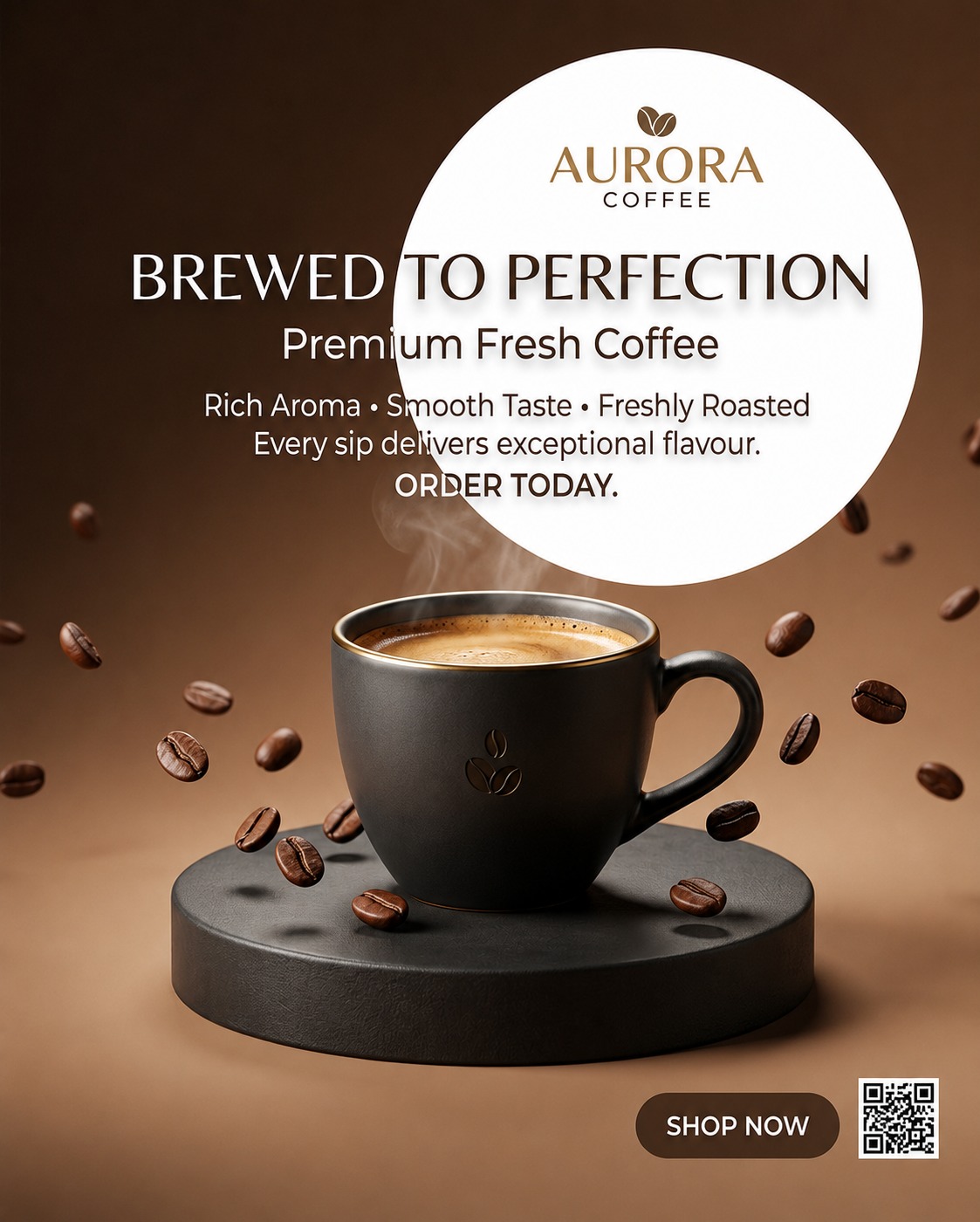 Aurora Coffee — graphic design by Business Hunters