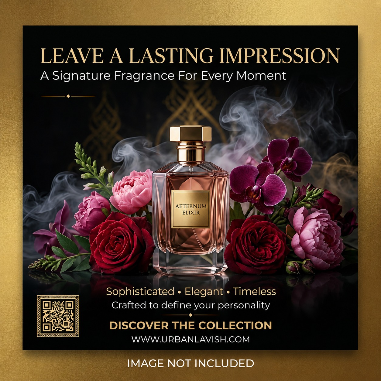 Aeternum Elixir Fragrance — graphic design by Business Hunters