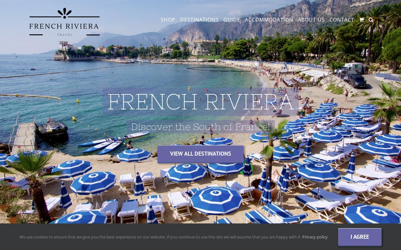 French Riviera website built by Business Hunters