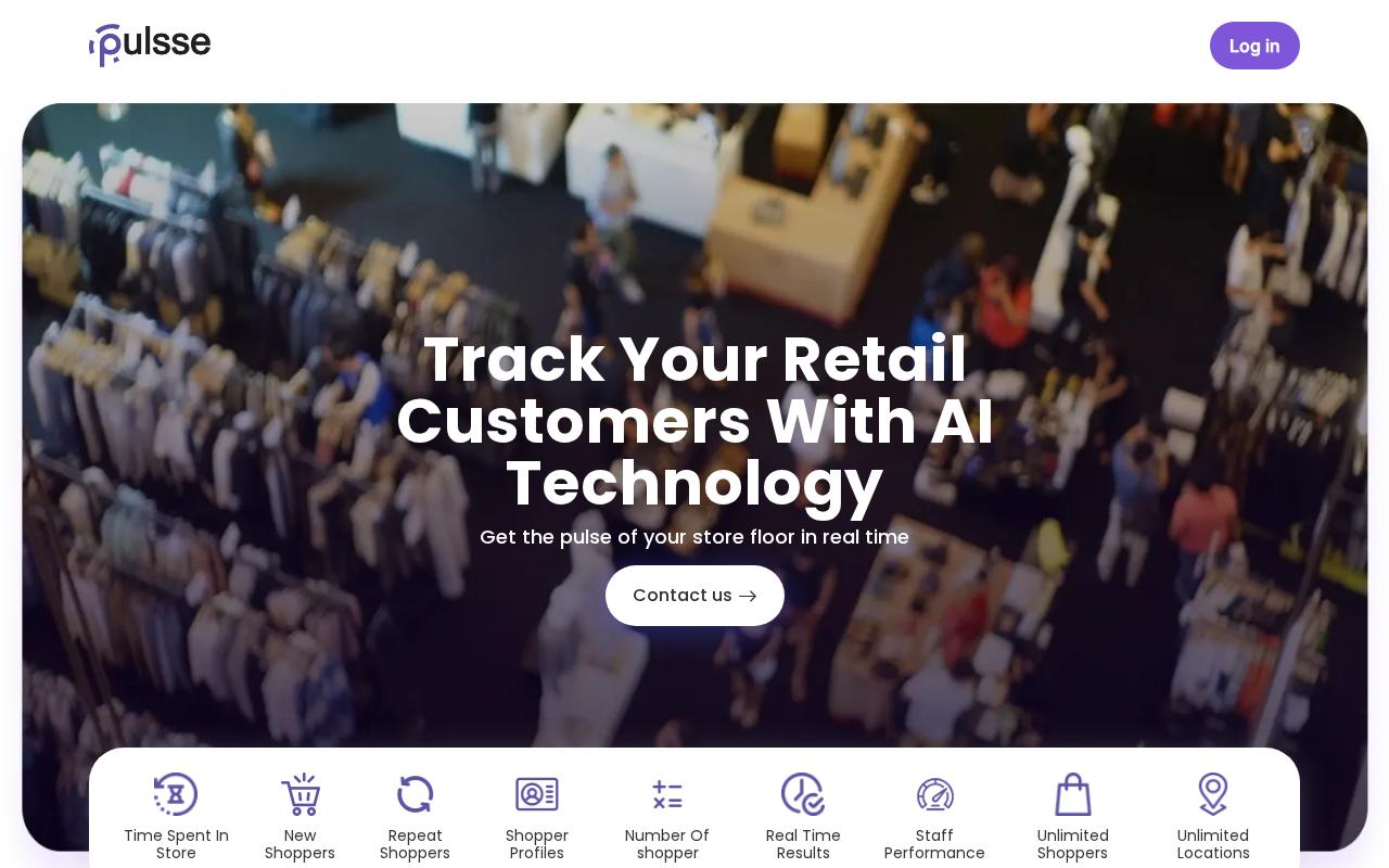 Pulsse website built by Business Hunters